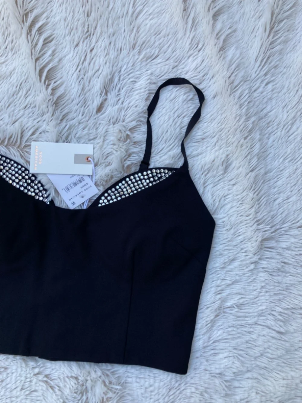 Good American cropped american adjustable
